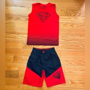 Boys Superman 2 piece set size 6/7